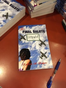 Autographed copy of The Final Salute at Barnes & Noble, Southlake, TX