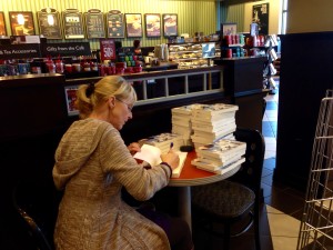 Kathleenmrodgers signing copies of The Final Salute at Barnes & Noble, Southlake, TX