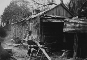 Slave shack, circa 1860