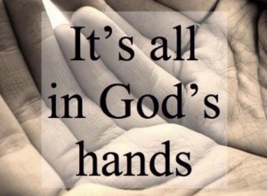 in God's hands