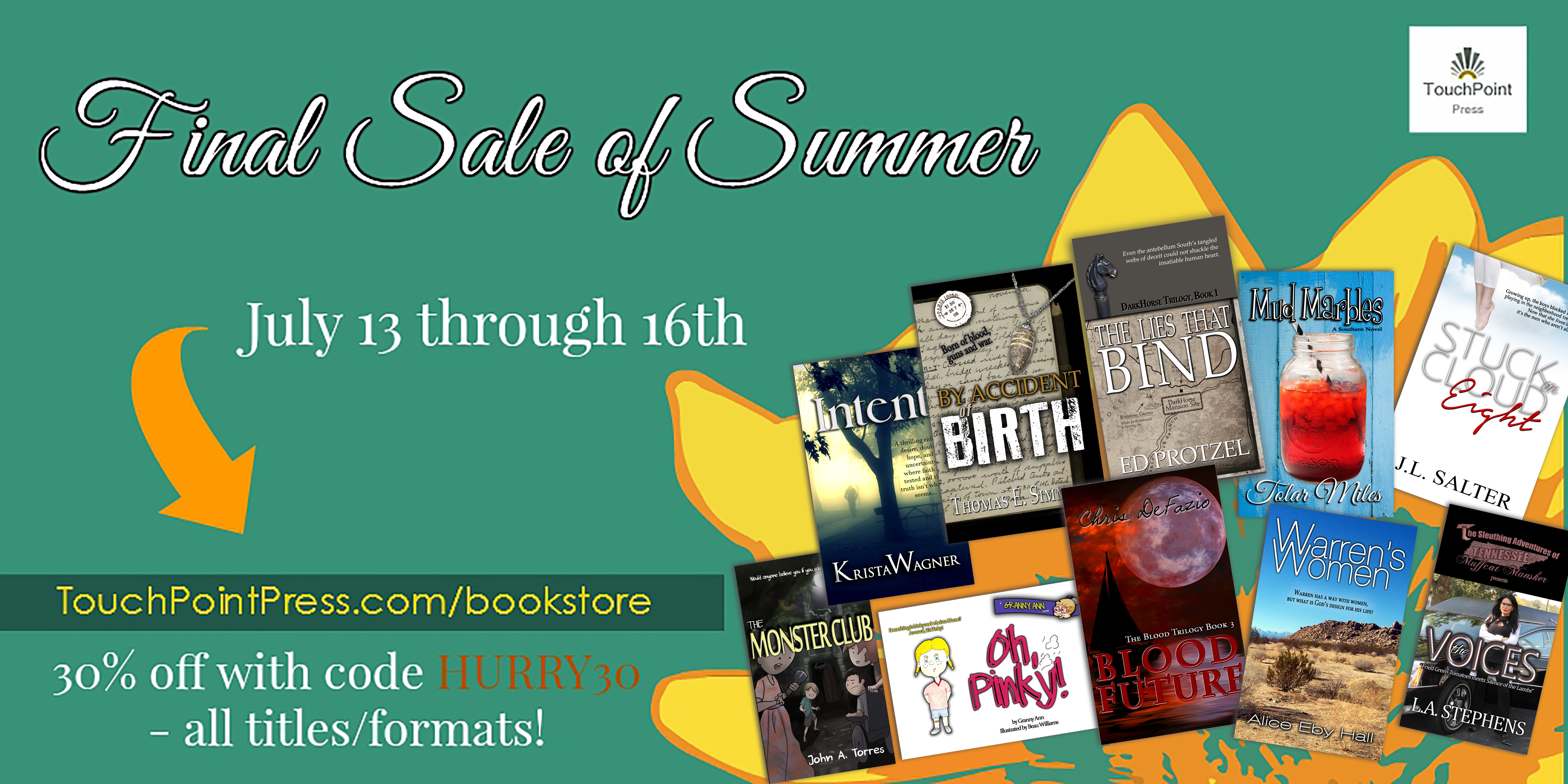 Final Summer Sale at Touchpoint Press – By Accident of Birth and The ...